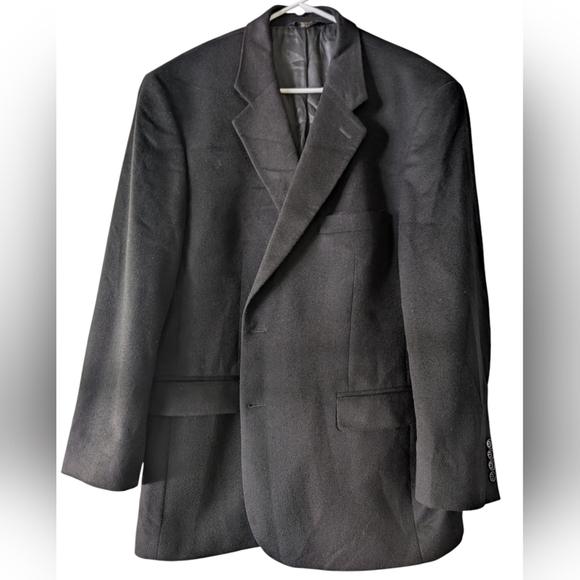 Brooks Brothers Other - Brooks Brothers 346 Vintage 100% Cashmere Black Men's Blazer 46R
